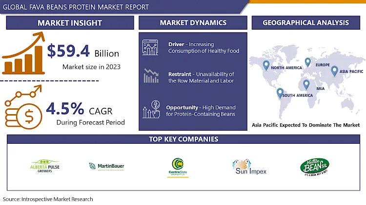 Global Fava Beans Protein Market To Hit USD 88.29 bn By 2032