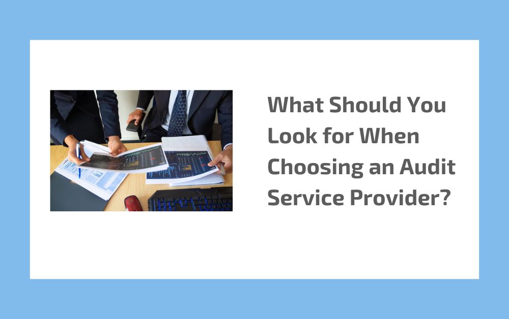 What Should You Look for When Choosing an Audit Service Provider?