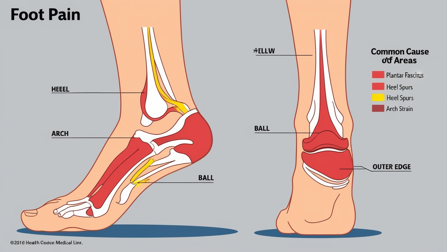 Which Foot Areas Are Most Affected by Pain?