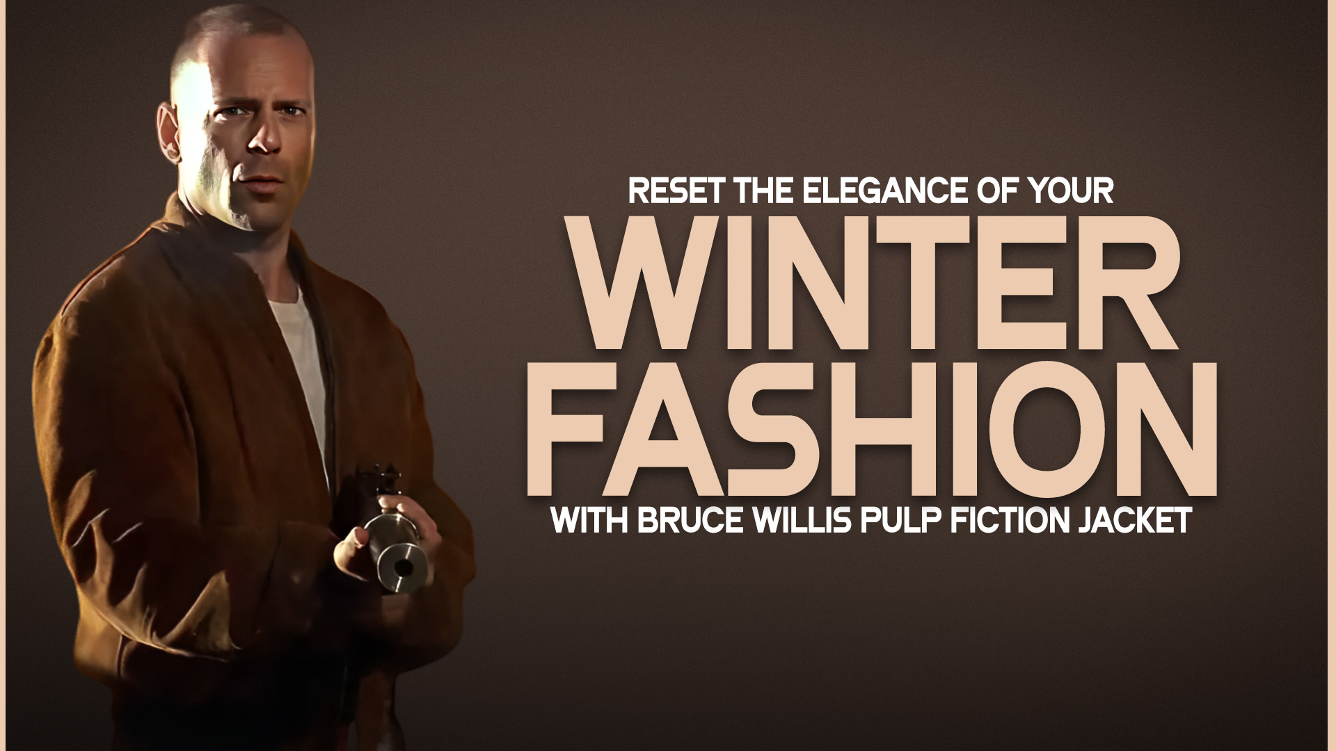 Reset The Elegance Of Your Winter Fashion With Bruce Willis Pulp Fiction Jacket
