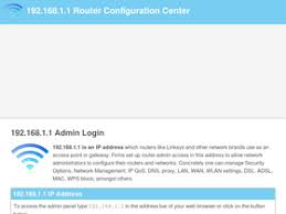 192.168.1.1 – 192.168.1.1 Login Admin