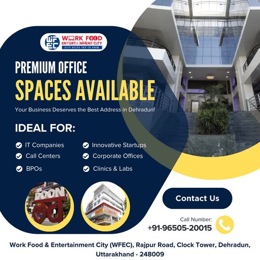 What Are the Prime Locations for Office Rentals in Dehradun?