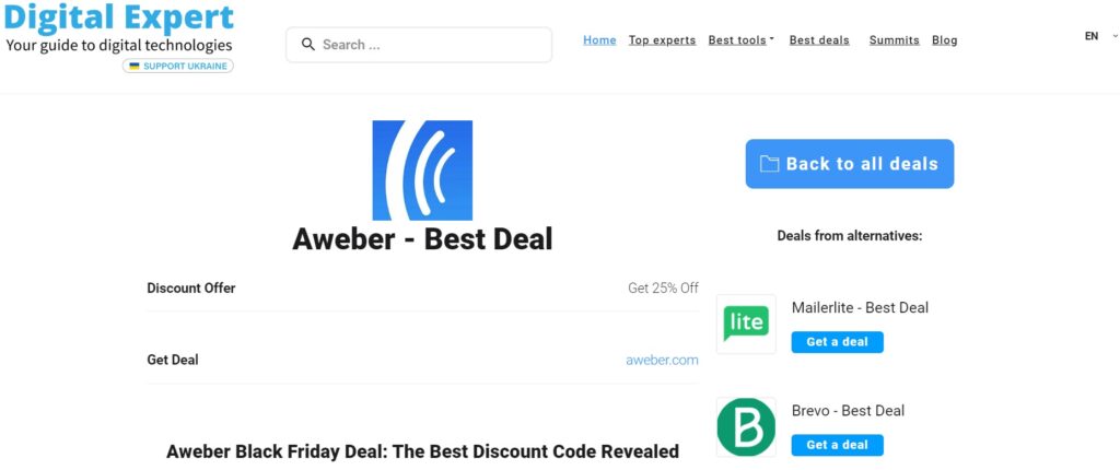 Unlock Exclusive AWeber Black Friday Deals on Email Marketin