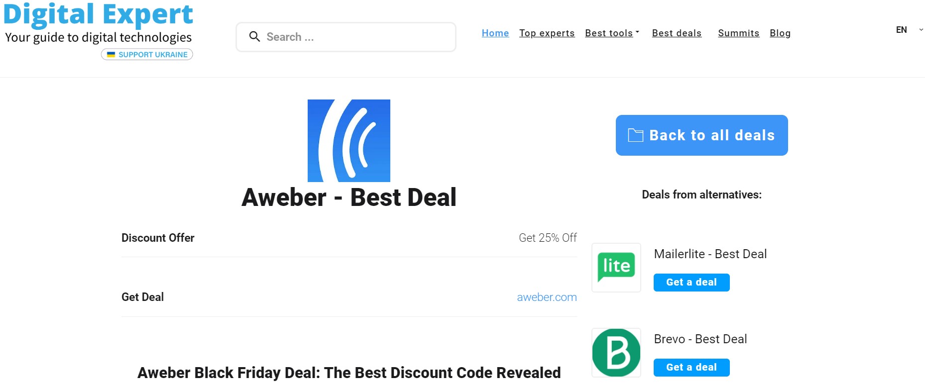 Unlock Exclusive AWeber Black Friday Deals on Email Marketin