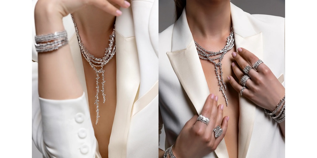 Celebrate a Luxurious Babymoon with a Sapphire Tennis Necklace