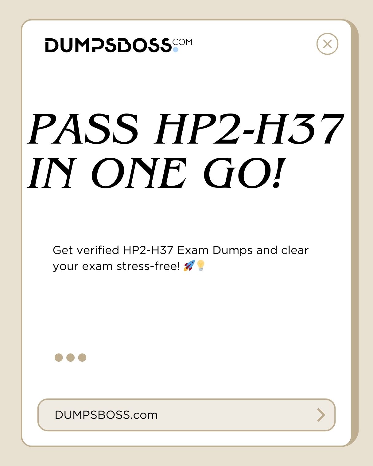 HP2-H37 Brain Dumps – DumpsBss High-Quality Exam Prep