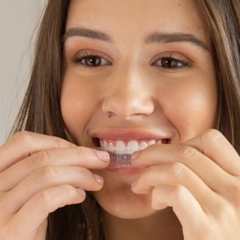 Crest dental whitening strips
