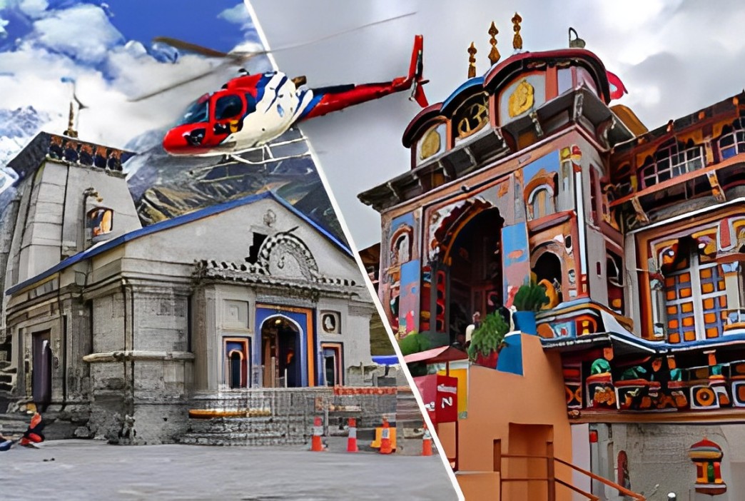 Experience Divine Serenity with Do Dham Yatra by Helicopter