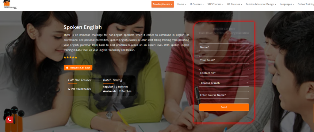 How can I find the best speaking English course near me for