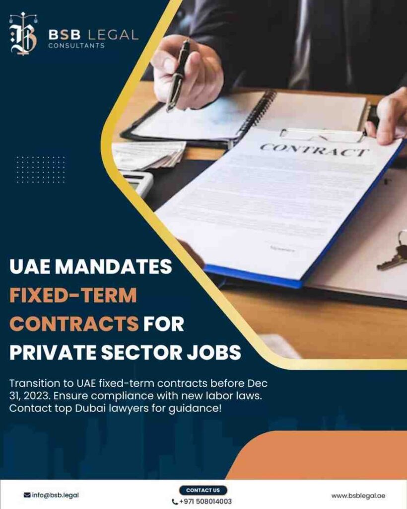 UAE Mandates Fixed-Term Contracts for Private Sector Jobs
