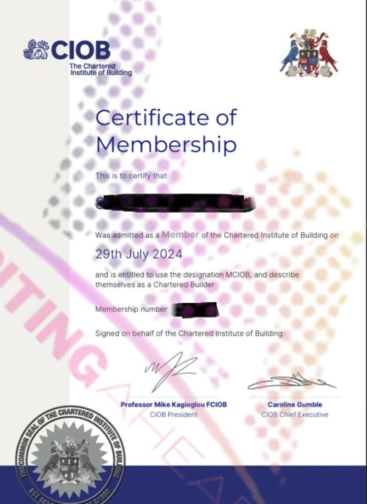 How Long Does It Take to Complete CIOB Professional Review