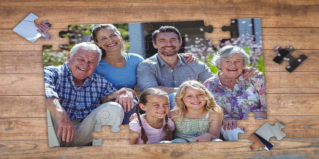 Cheer Up a Senior Family Member Today with a Photo Puzzle