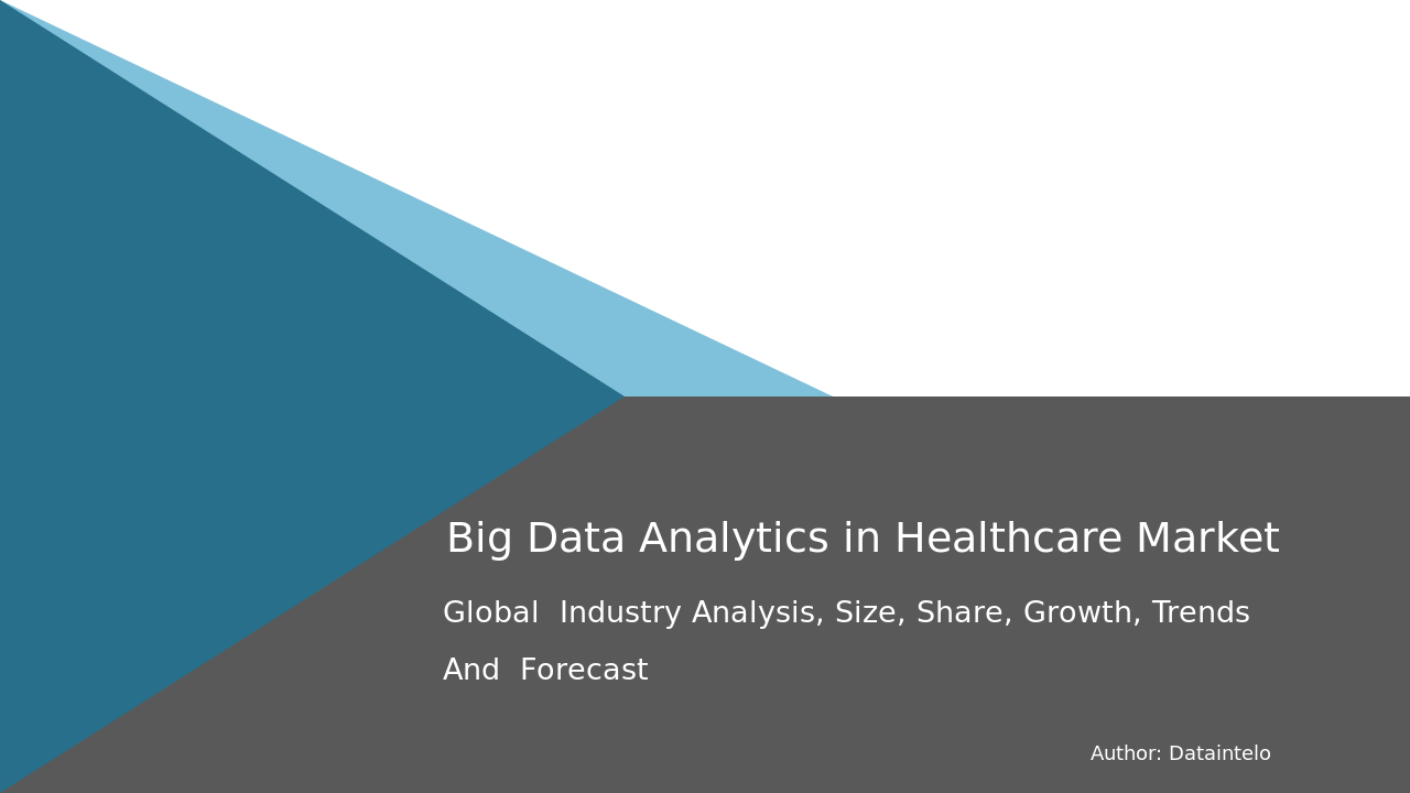 Big Data Analytics in Healthcare Market Report 2024–2032