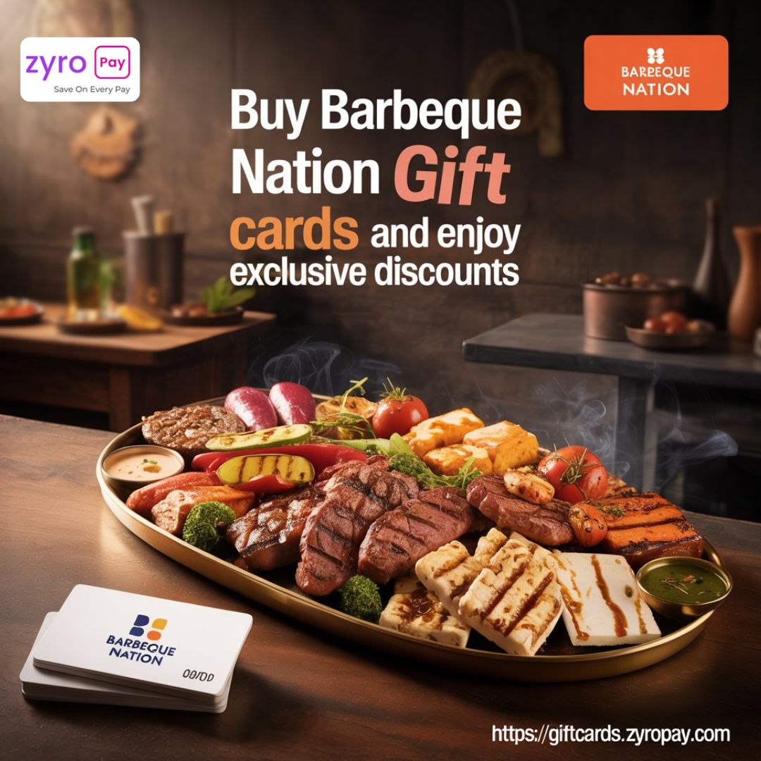 Buy Barbeque Nation Gift Cards and Enjoy Exclusive Discounts