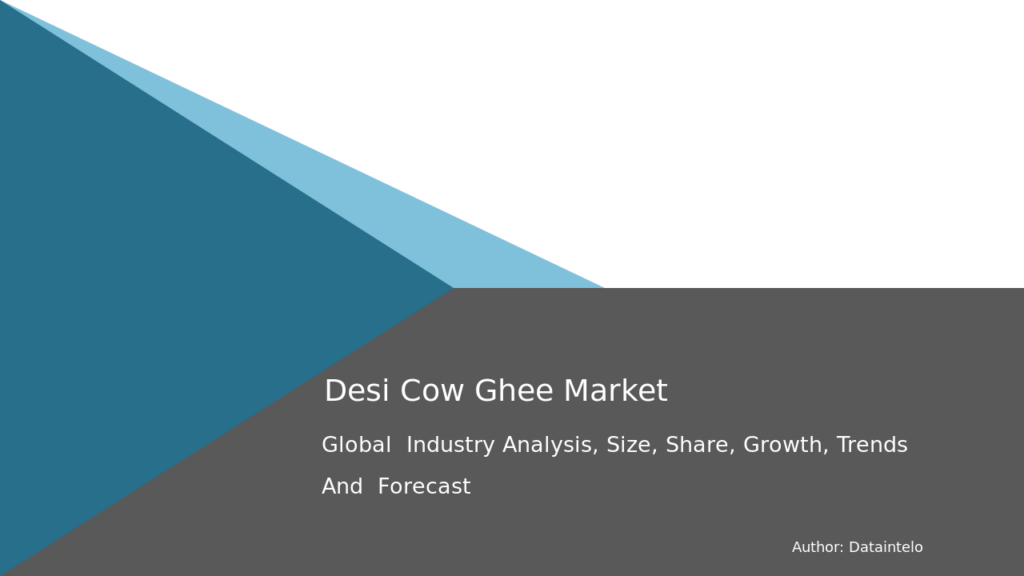 Desi Cow Ghee Industry Share and Forecast Report 2032