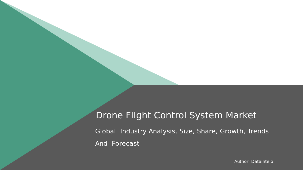 Drone Autopilot System Market Size and Forecast 2032