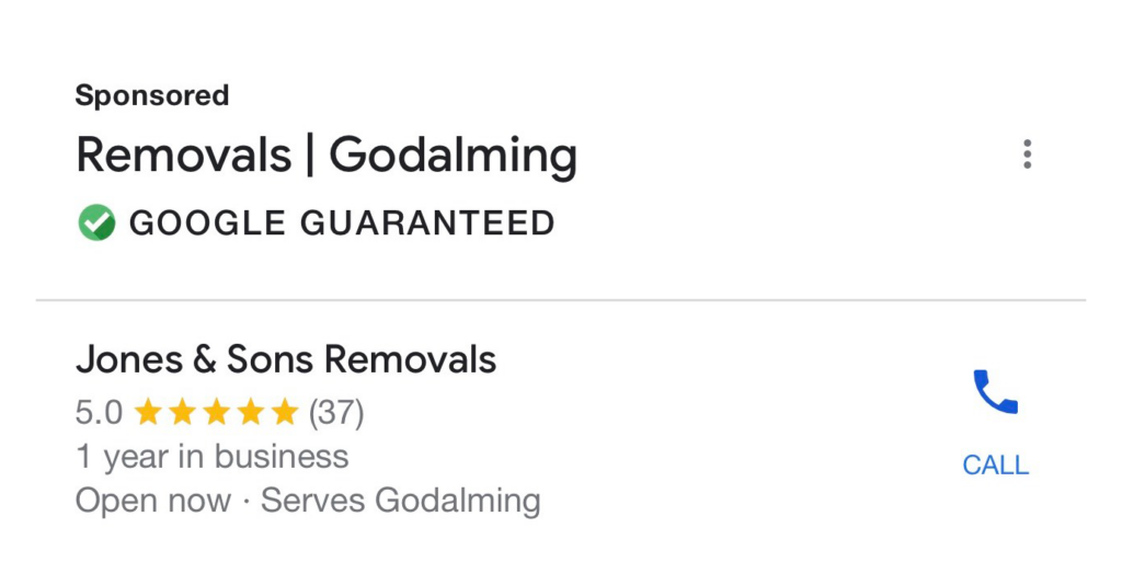 Google Guarantee