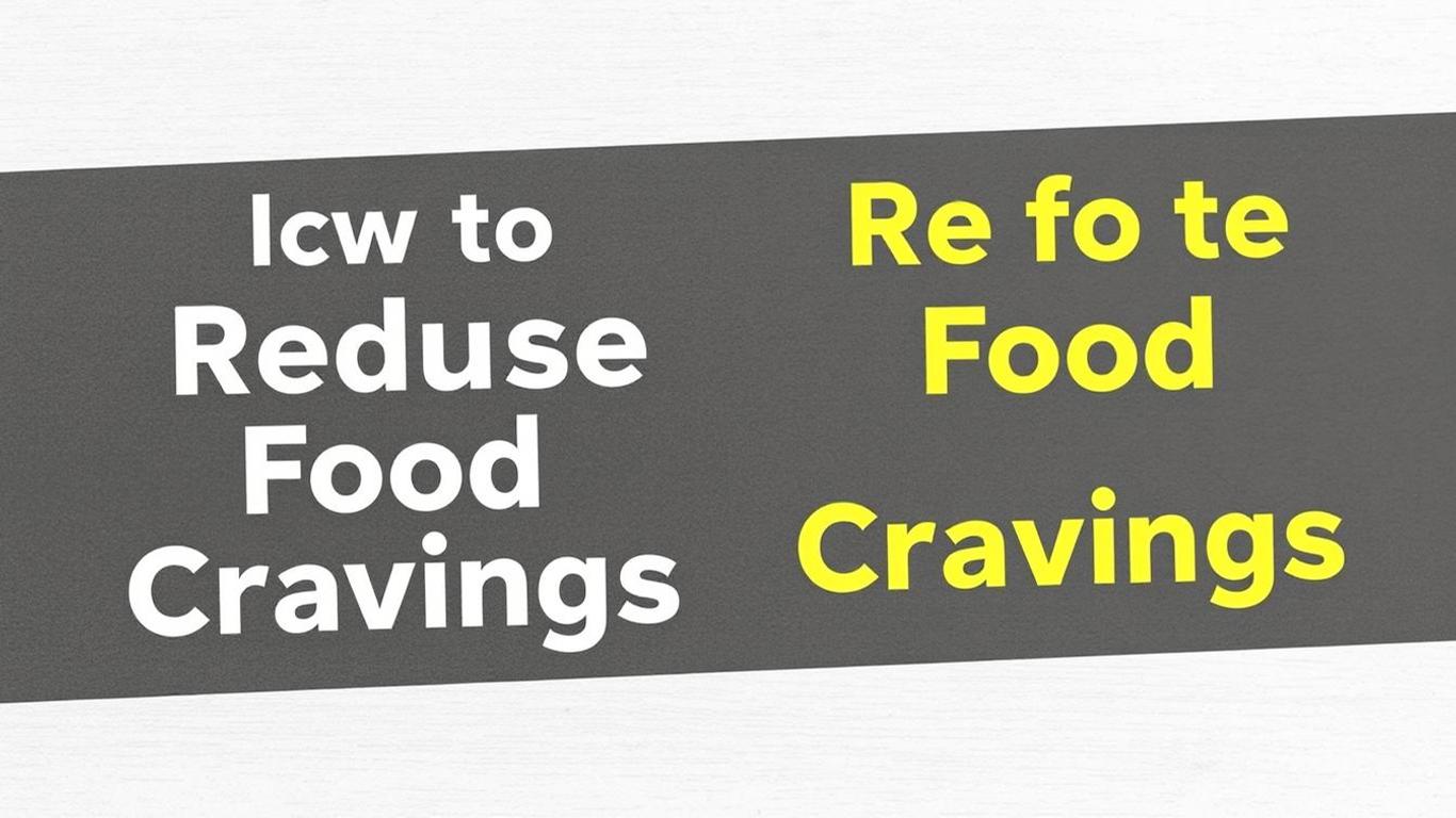 How to Reduce Food Cravings Naturally