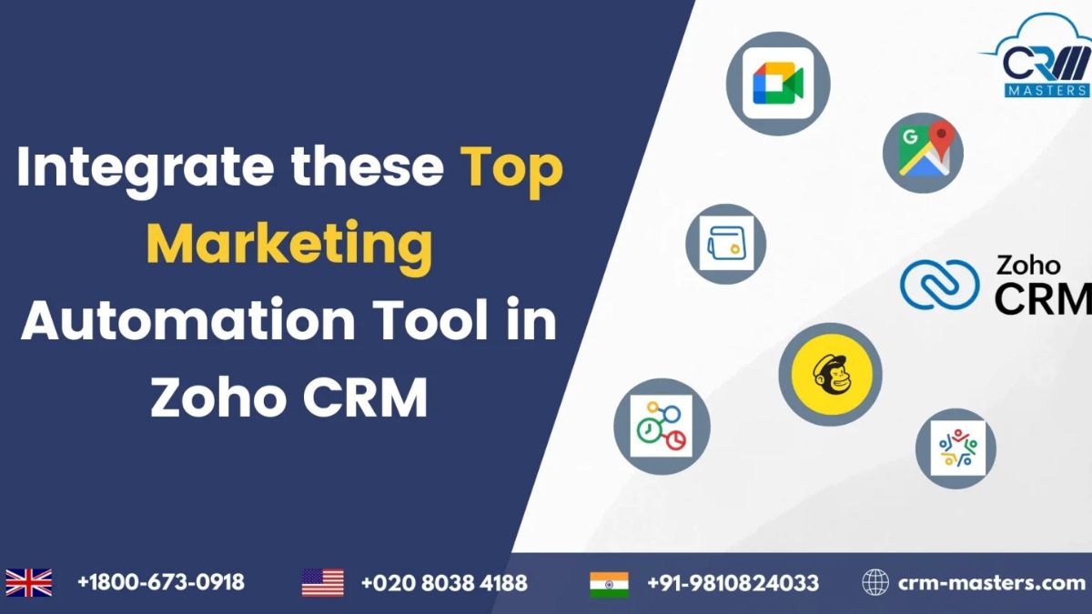 Integrating Marketing Automation Tool with Zoho CRM