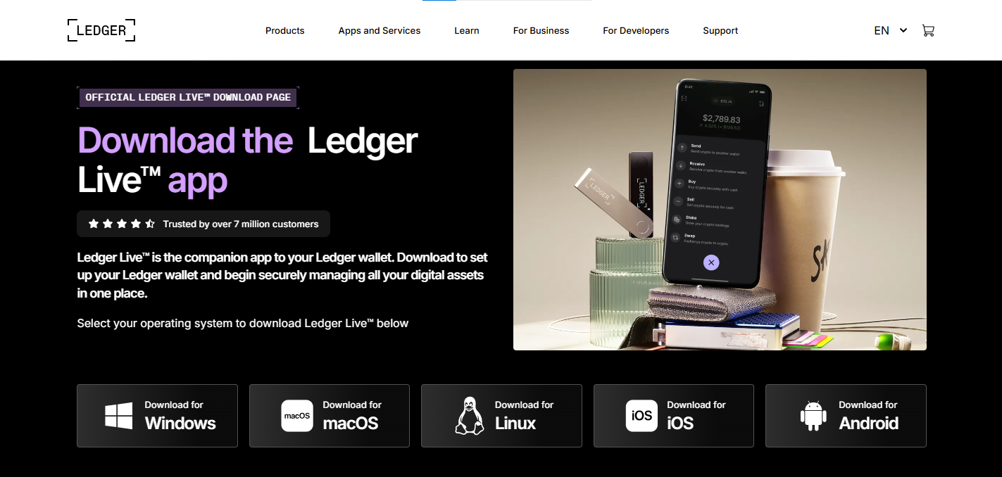 Ledger.com/start – Ledger Live Download | Official Site®