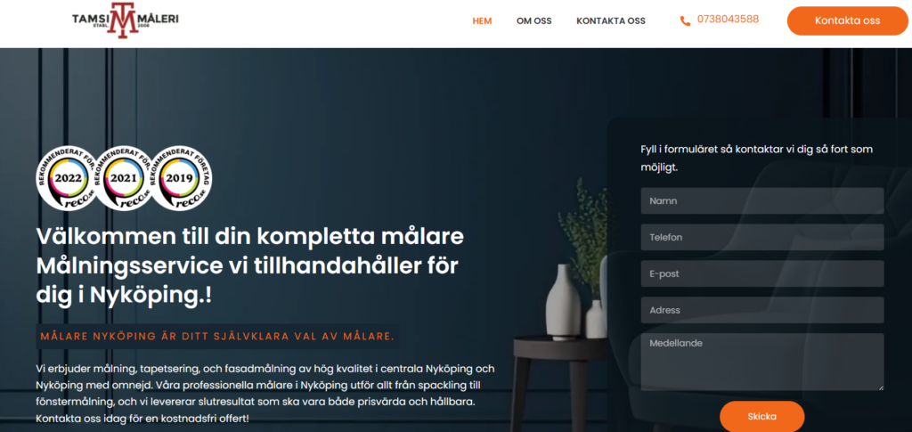 Målare i Nyköping Färgval som Passar Ditt Hem