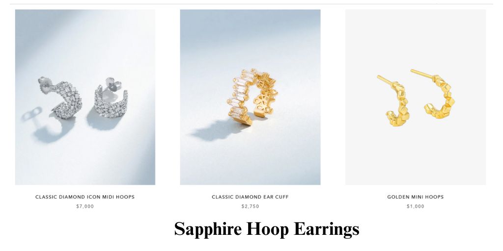 Why Sapphire Hoop Earrings Work with a Neutral Wardrobe