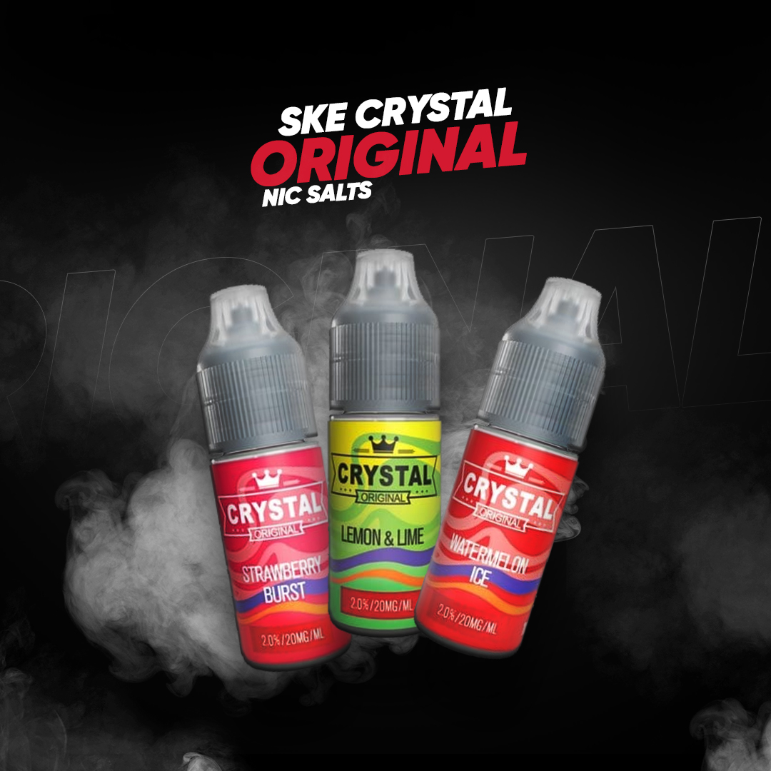 Vape Smarter with SKE Crystal Original Salts 10ml Nic Salts