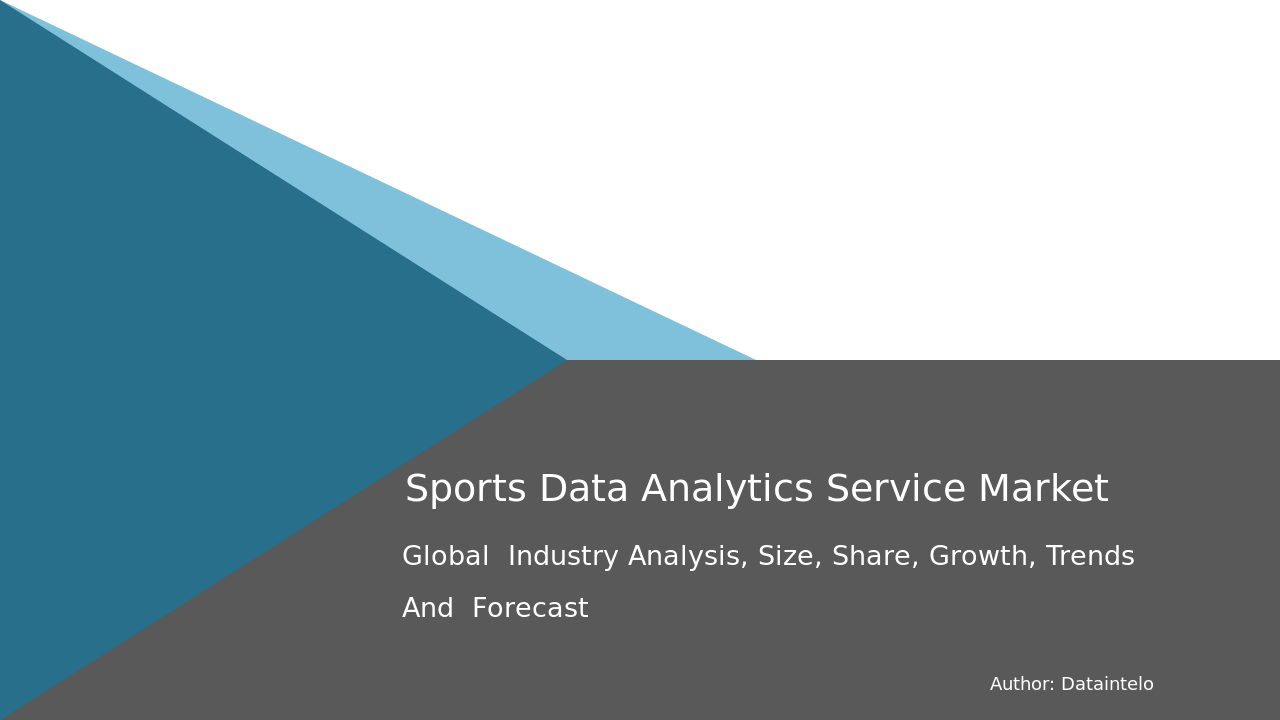 Sports Data Analytics Service Market Growth & Insights 2032